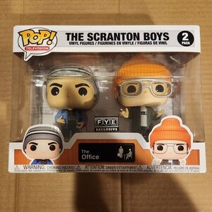 Funko Pop! The Office Scranton Boys - 2 Pack - Michael and Dwight FYE Exclusive